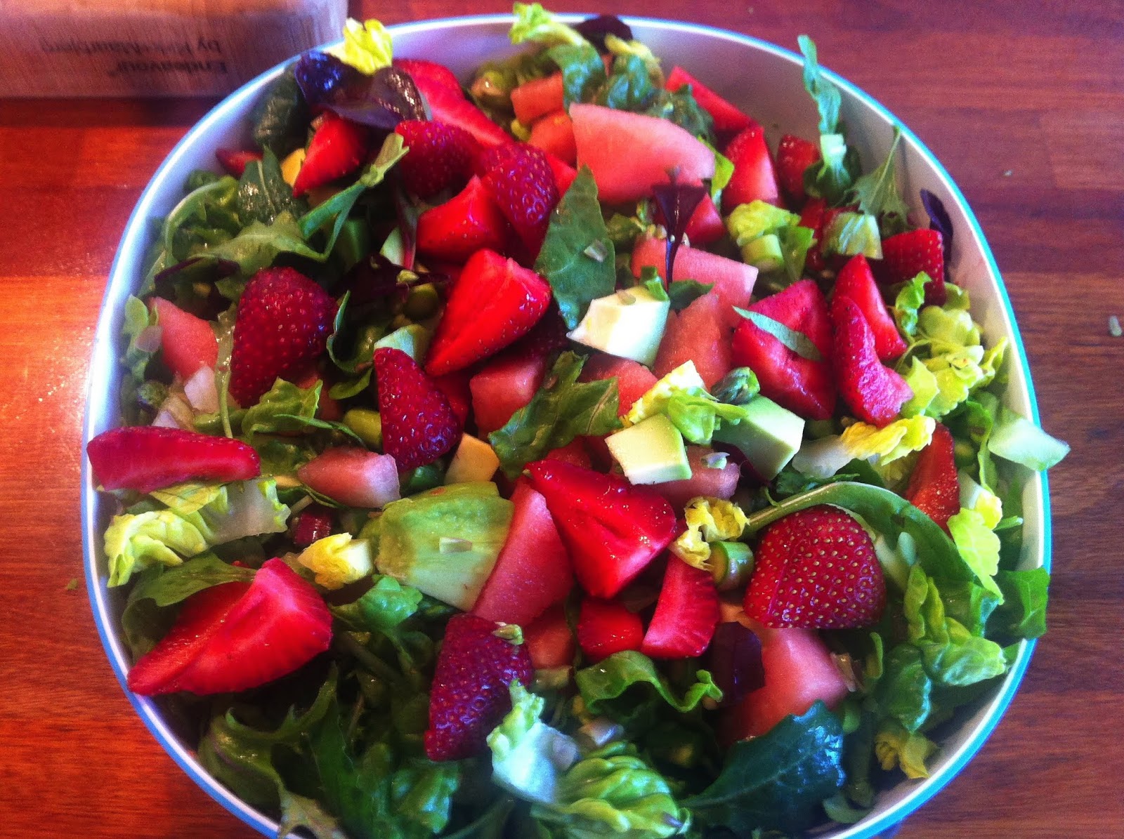 jordbær melon salat jordbær melon salat